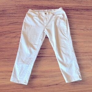 DKNY Women’s SOHO BOYFRIEND White Jeans Size 16